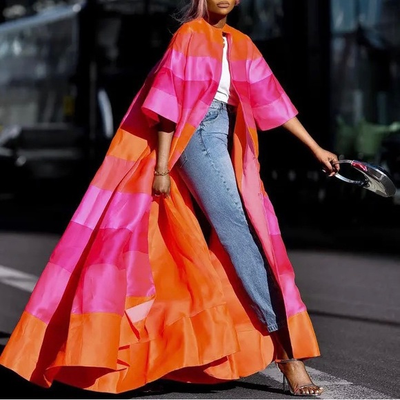 Lena Vie Boutique Other - Lena Vie Picasso Duster In Sherbet